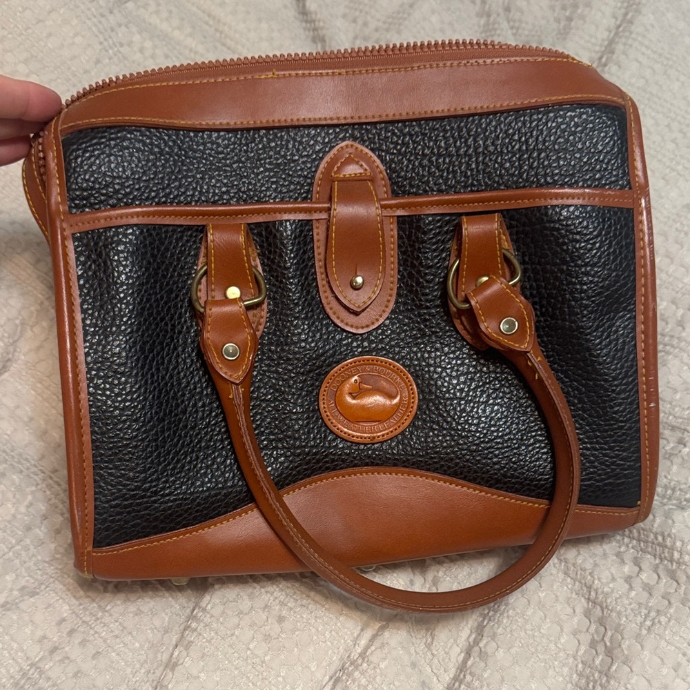 Black and Brown Crossbody Bag